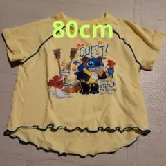 Disney スティッチ 半袖Tシャツ 80cm