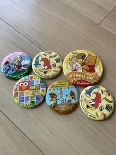 ユニバーサル・スタジオ・ジャパン 缶バッジ 6個セット