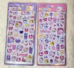 日本未発売　ハローキティ 立体シールセット 2シート　サンリオ　BONBON