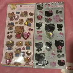 Hello Kitty キラキララインストーンシール　キャラクターシール 2枚