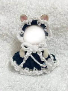 ミニチュアドール　たっち赤ちゃん　ハンドメイド　着せ替え　手編み　服　３点セット