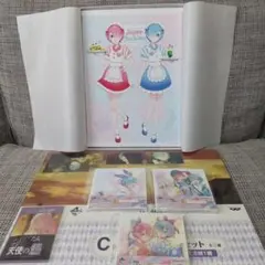 Re：ゼロから始める異世界生活　リゼロ　誕生日　一番くじ　レム　ラム　キャンバス