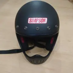 SIMPSON ストーンブラック フルフェイスヘルメットのサムネイル
