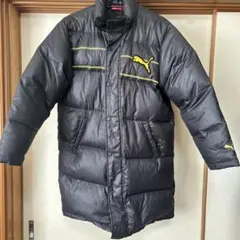 PUMA (プーマ)ベンチコート ブラック/イエロー 160サイズ