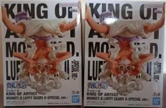 161＿ワンピース　KING OF ARTIST　ルフィ　フィギュア　2体
