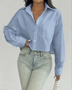 ショート丈 シャツ