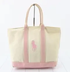 Polo Ralph Lauren トートバッグ クリーム/ピンク
