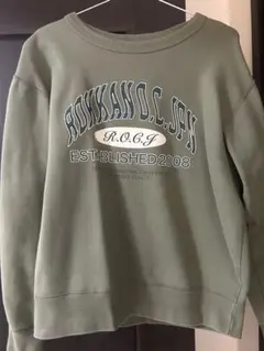 ROKKAN O.C rokkan o.c トレーナー オリーブ　ロッカン