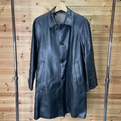 ◆Splendidレザーコート◆ステンカラー カー ジャケット 古着 ユーズド