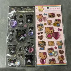 サンリオ キラキララインストーンシール キティちゃん 日焼け •クロミ