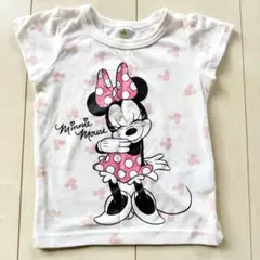 ミニーちゃん 半袖Tシャツ 80 ディズニー 女の子 ピンク 保育園のサムネイル