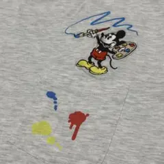 “DISNEY ディズニー　90s ミッキー　ポケットTシャツ”
