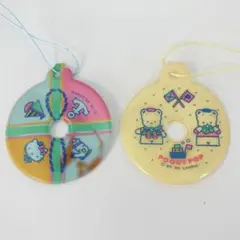 超レア⭐️2001年⭐️トロピカル⭐️浮き輪キティのストラップ 日焼けキティ ガングロキティ ハワイ ストラップ キーホルダー