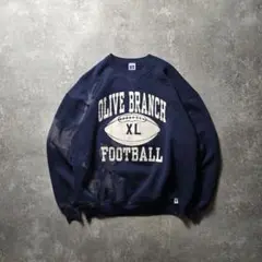 90sUSA製RussellAthleticスウェットトレーナーフェードグランジ