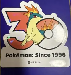 韓国限定 ポケモン 30周年 記念ステッカー　シール　マグマラシのサムネイル