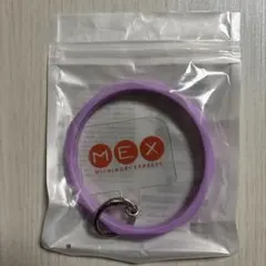 みちのりオリジナル　ダイヤリング　スマホハンドストラップ　パープル