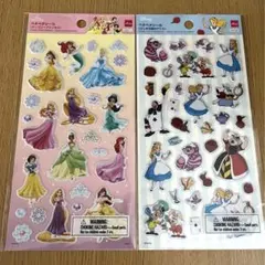 ペタペタシール　ディズニープリンセス　ふしぎの国のアリス　2種セット