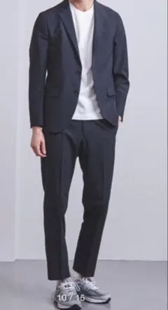 UNITED ARROWS ウィンドウペイン セットアップ　グレー　M