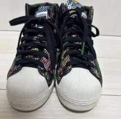 adidas SUPERSTAR UP ハイカット花柄