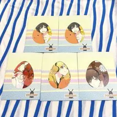 ツキウタ。『スプリングフェア 特典 グリーティングカード』５点セット まとめ売り