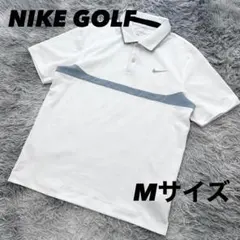 超美品　ナイキゴルフ　ポロシャツ　半袖　ホワイト　速乾　Mサイズ