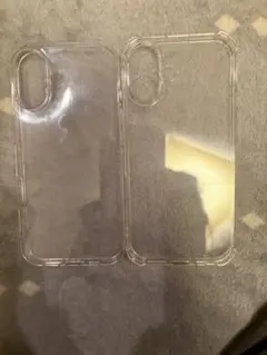 iPhone用クリアケース2個セット