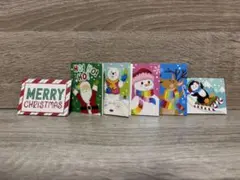 クリスマスミニカード　6枚×2セット　12枚