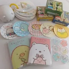 すみっコぐらし メモ用紙セットとステッカーセットとマスコット