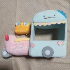 すみっコぐらし シーンぬいぐるみ フラワーワゴン とかげ