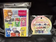 カラフルピーチシール張 おはじきシール セット