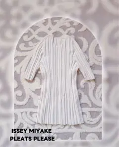 週末セールISSEY MIYAKE PLEATS PLEASE サマーニットのサムネイル