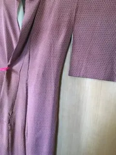 値下げ！未使用正絹小紋〜裄68