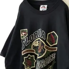 アルスタイル フロリダ オーシャン パラダイス Tシャツ L ネイビー古着