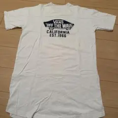 VANS(バンズ)半袖ワンピース Sサイズ ホワイト