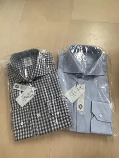 THE SUIT COMPANY 長袖Yシャツ 2枚set希少なLサイズ綿100