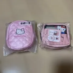 【新品　未使用　未開封】✨ハローキティポーチ2点セット✨