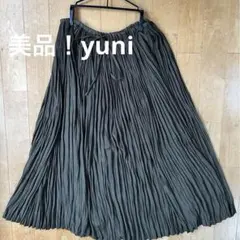 美品❗️ yuni ユニ ロングプリーツスカートのサムネイル