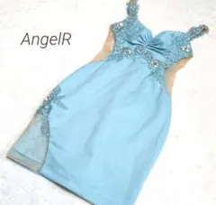 AngelR エンジェルアール　フラワービジュー　ショルダー　ミニドレス