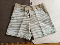 COUP DE CHANCE ゼブラ柄ショートパンツ ベージュ 38のサムネイル
