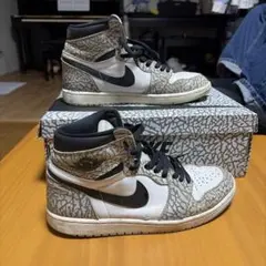 ぱ*ち様 Nike Air Jordan 1 ホワイトセメント 即購入OK - メルカリ