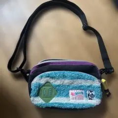 AtMoS & チャムス　ボディバッグ 青 紫