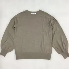 【美品】NATURAL BEAUTY BASIC ベージュ セーター M