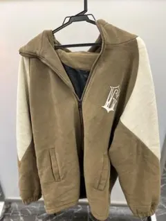 フリースジャケット・ボアジャケット ブラウン・アイボリー