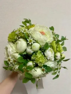 ウェディングブーケ　造花