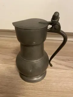 ETAIN フランスアンティークピューター蓋付ピッチャー - メルカリ