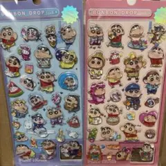 しんちゃん 水シール 2シート