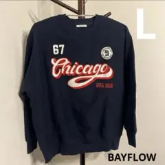 【Lサイズ】 BAYFLOW メンズトレーナー　トレーナー　メンズ