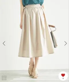ROPE PICNIC フレアスカート ベージュ 38