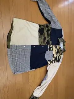 A BATHING APE クレイジーパターン 長袖シャツ XL