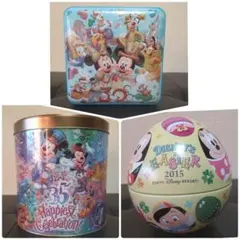 ディズニー リゾート お菓子空き缶セット　まとめ売り　周年品　イースター